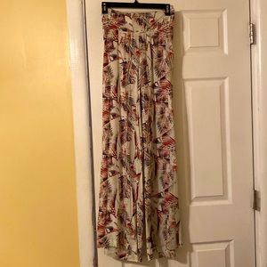Front tie Wide Leg Pants